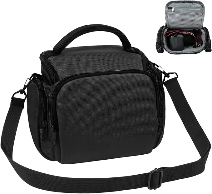 Ainiv DSLR Camera Bag, Waterproof Anti-Shock SLR Camera Case, Large Adjustable by Ainiv