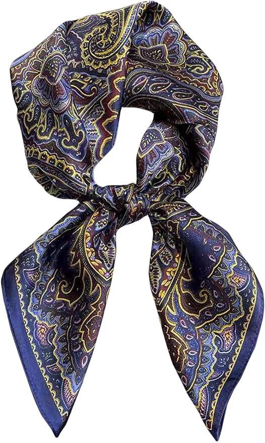 Silky Scarf for Women Lightweight Satin Bandanas Neck Hair Wrap For Sleeping by OnllhNiceScarfForWomen
