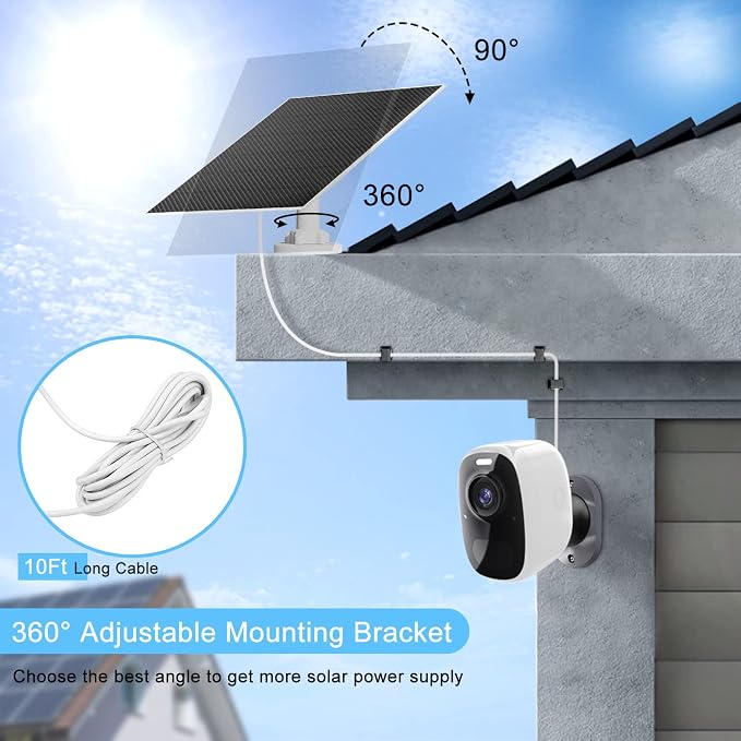 DCT Solar Panel for Security Camera, 5W - Image 5
