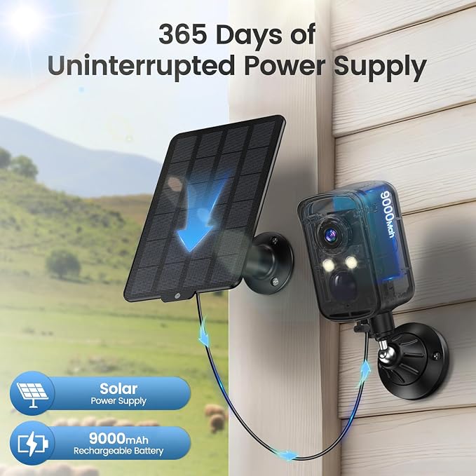 4G LTE Cellular Security Camera Wireless Outdoor, No WiFi Needed, 300° Pan - Image 6