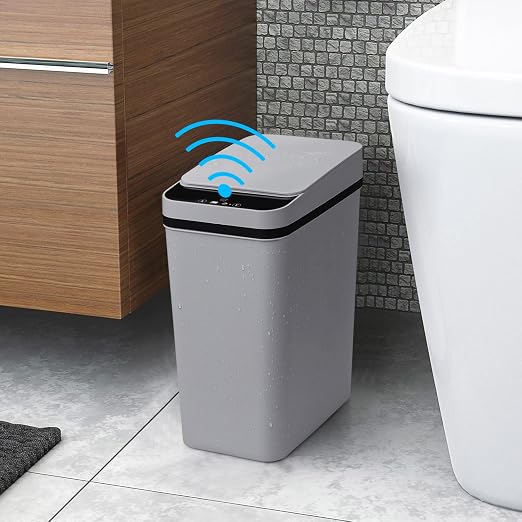 Anborry Smart Touchless Bathroom Trash Can 2.2 Gallon Automatic Motion Sensor by Anborry