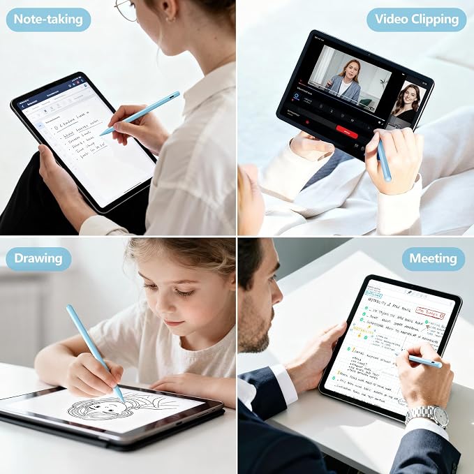 JAMJAKE Stylus Pen for iPad 6th-11th Generation-2X Fast Charge Active Pencil - Image 7