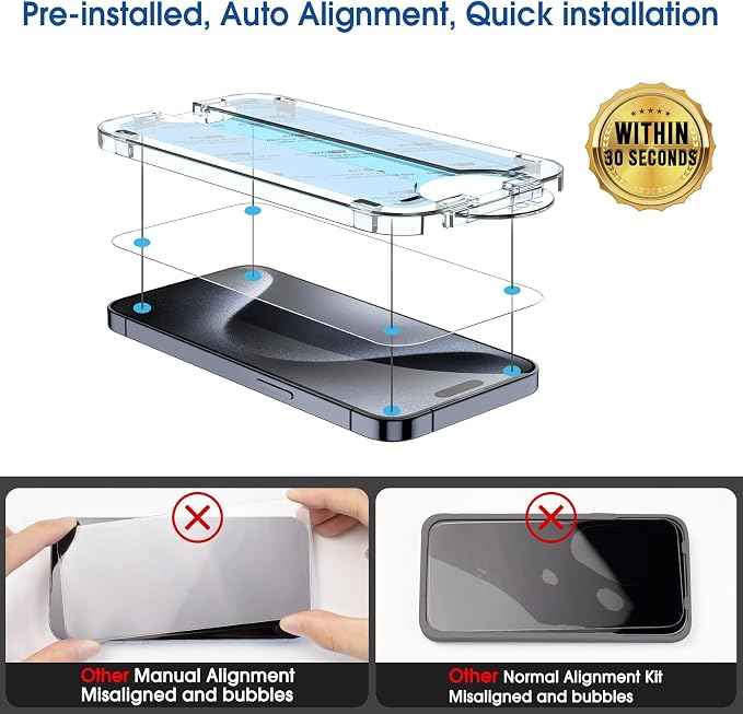 amFilm OneTouch 2+2 Pack Compatible - Image 3