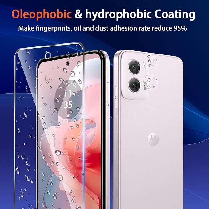 Designed for Motorola Moto G Power 5G 2024 Tempered Glass Screen Protector + - Image 5