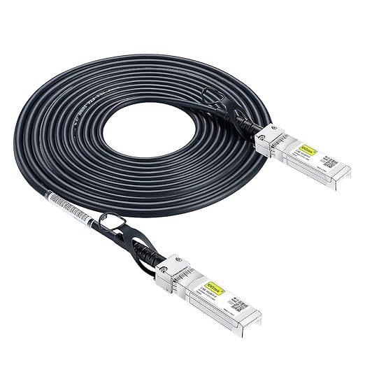 10Gtek 10G SFP+ DAC Twinax Cable, SFP+ to SFP+ Direct Attach Copper Passive by 10Gtek