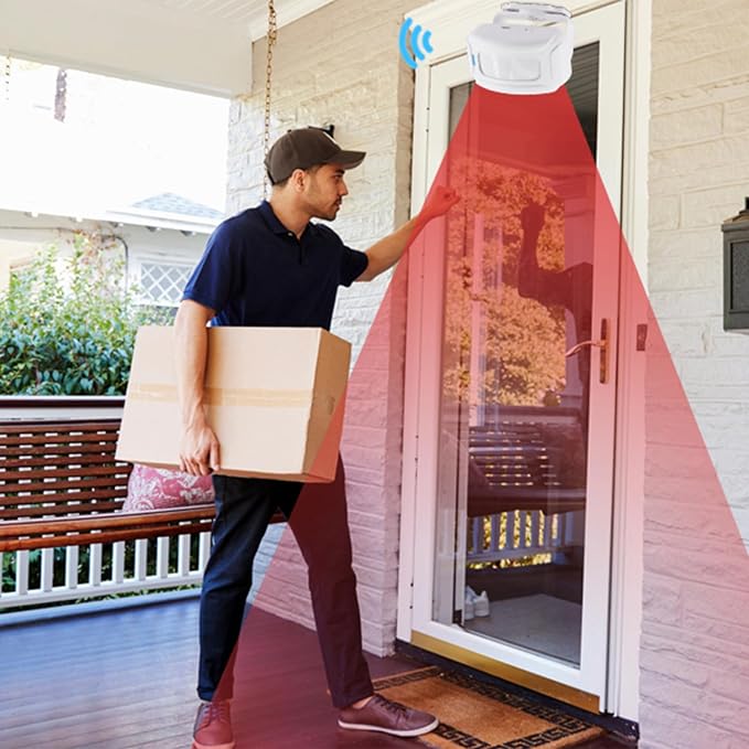 Greencycle Motion Sensor Doorbell, Wireless Motion Sensor Door Chime Business - Image 8