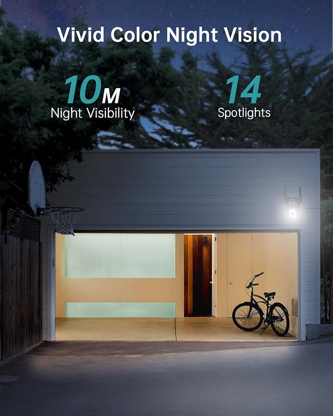 ZUMIMALL 2.5K Wired Cameras for Home Security, 2.4G/5G WiFi Outdoor Camera - Image 5