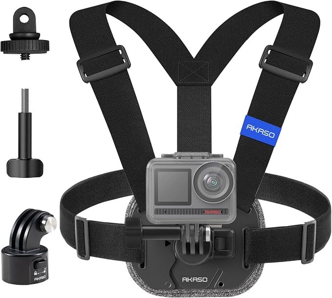 AKASO Quick Release Adjustable Chest Mount Harness Strap by AKASO