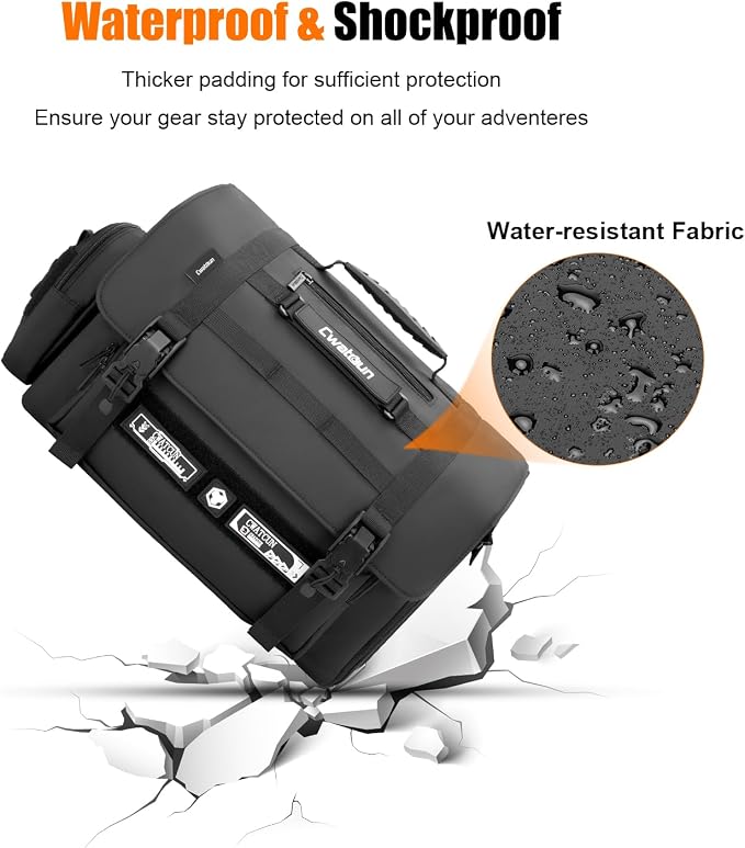 Cwatcun Camera Sling Bag, Waterproof Multifunction Photography Tactica Camera - Image 8