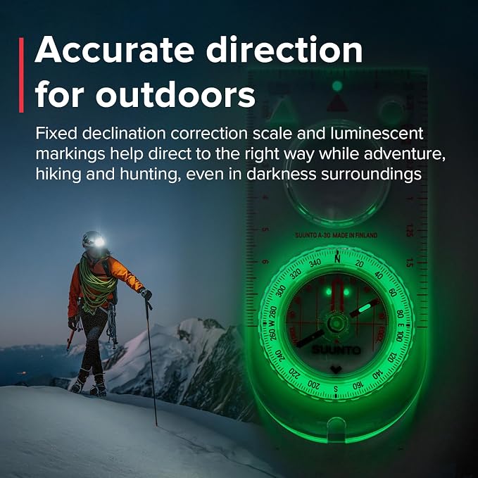 SUUNTO A-30 Compass: Compact, hiking compass - Image 6