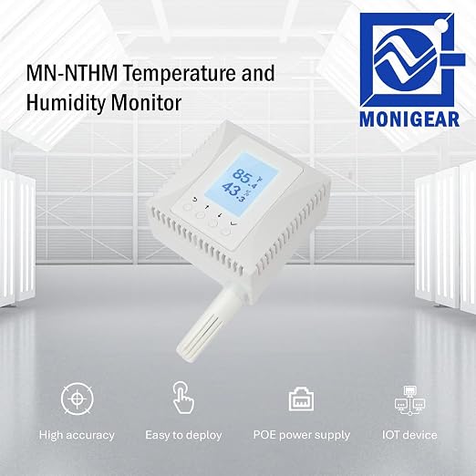 Network Temperature Humidity Monitor, THERMOMETER, Environmental Sensor - Image 3