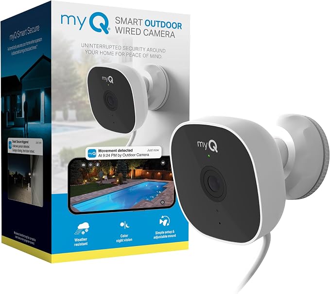 Chamberlain myQ Smart Outdoor Wired Camera by Chamberlain%7CmyQ
