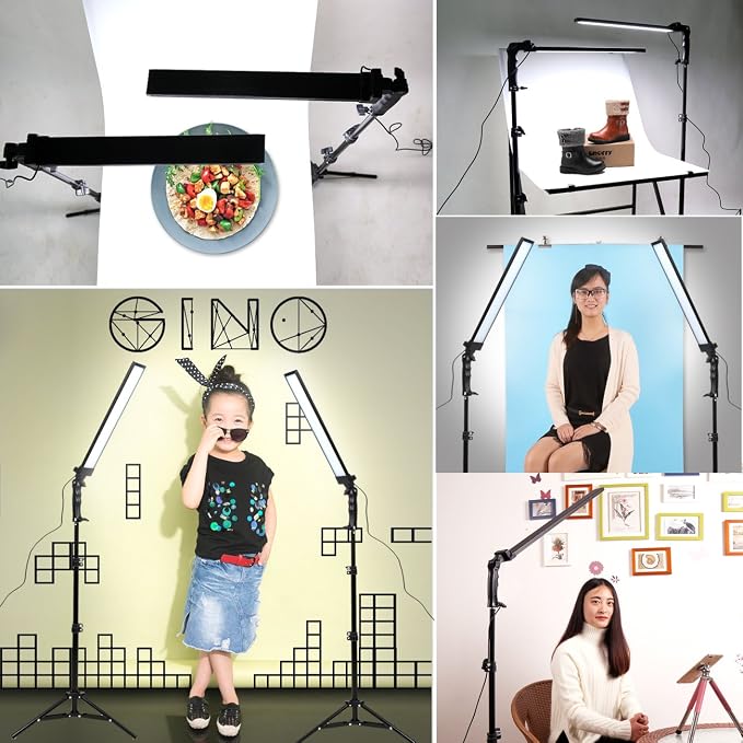 180 LED Light Photography Studio LED Lighting Kit Handheld Wand Stick - Image 6