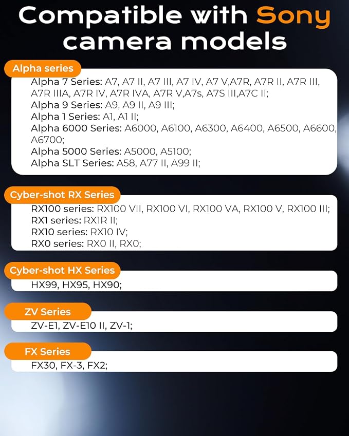 for Sony Camera Rechargeable Remote Shutter Release - Image 6