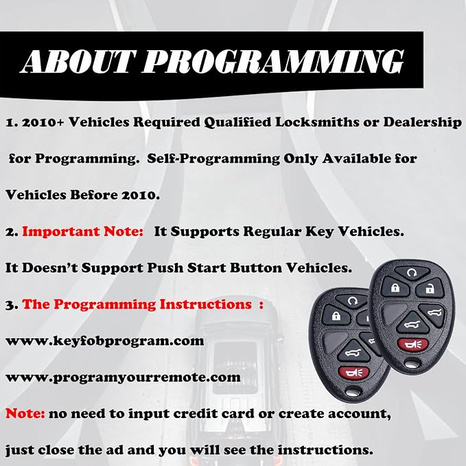 Mechanmagic Key Fob Remote Replacement Fits - Image 5