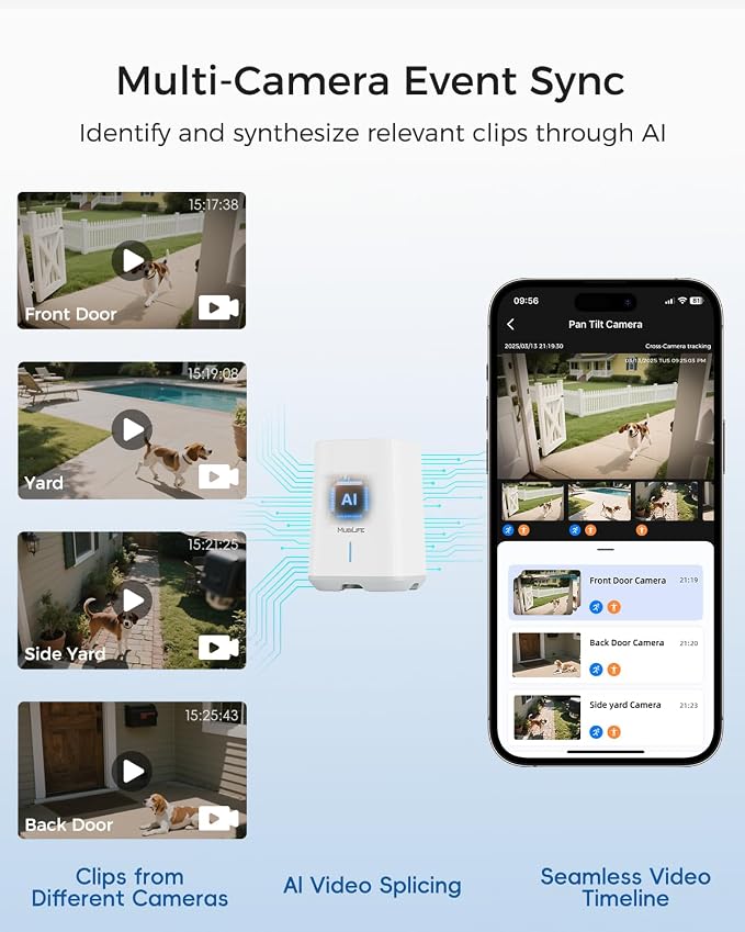 MUBILIFE 4K Security Cameras Wireless Outdoor, No Subscription, 8MP Solar - Image 4
