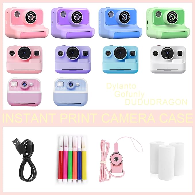 Kids Instant Print Camera Case Compatible - Image 2