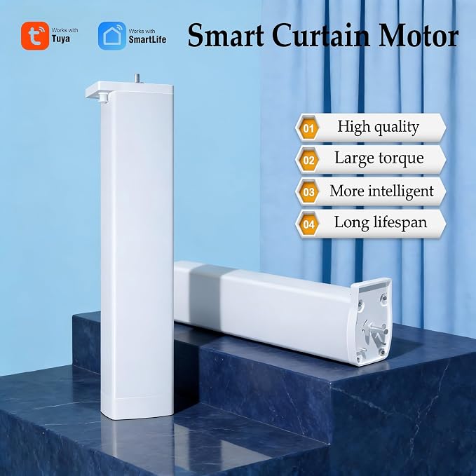 Zigbee Motor with Plug for Smart Curtain Track System, Automatic Ceiling - Image 3