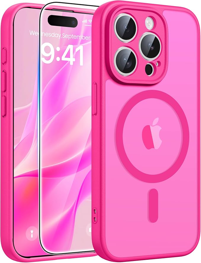 FNTCASE for iPhone 15 Pro Case: Translucent Matte Cases by FNTCASE