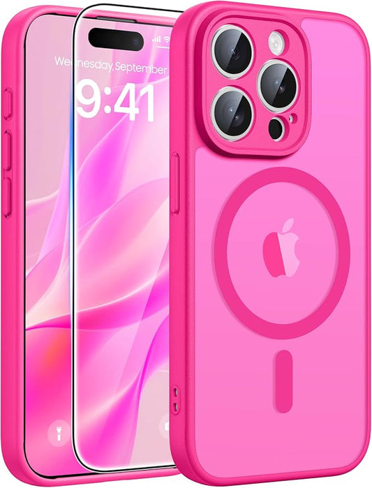 FNTCASE for iPhone 15 Pro Case: Translucent Matte Cases by FNTCASE