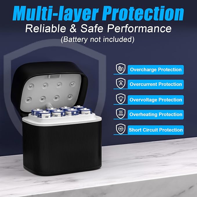 Maxfree Dual-Purpose Charger for Rechargeable Lithium & NiMH AA Batteries - Image 4