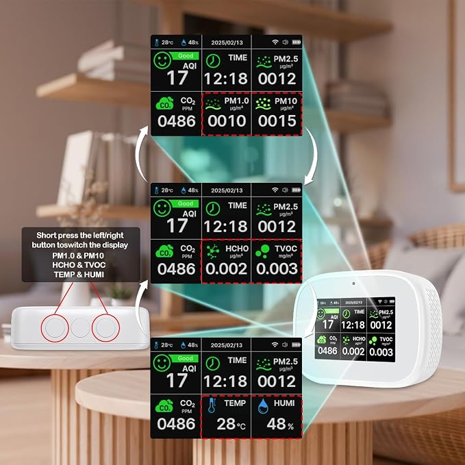 18-in-1 Smart Air Quality Monitor - Image 7