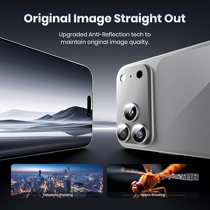 Hoerrye for iPhone 17 Pro Camera Lens Protector - Image 4