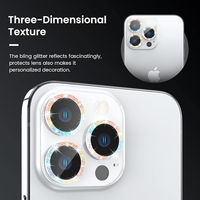 Tensea for iPhone 14 Pro / 14 Pro Max Camera Screen Protector, Tempered Glass - Image 4