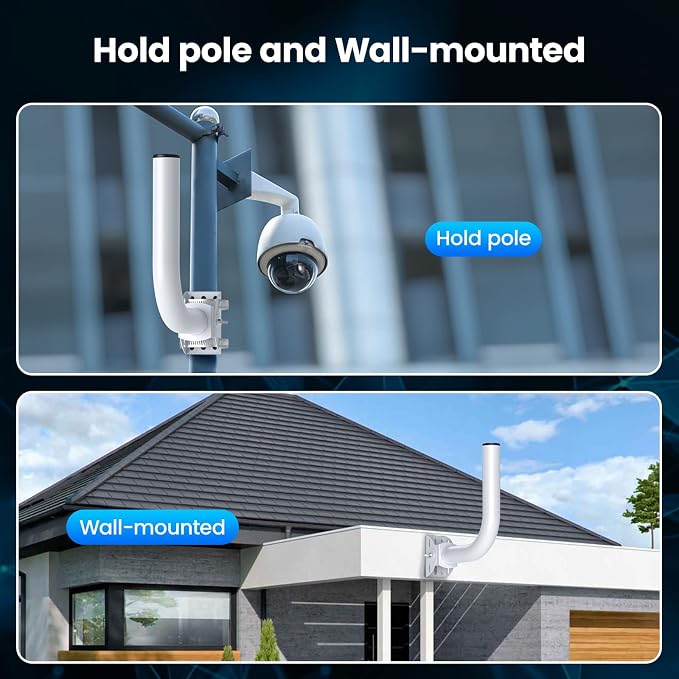 Universal Wireless Bridge Bracket Mount, ULNA Pole and Wall-Mounted Mount - Image 3
