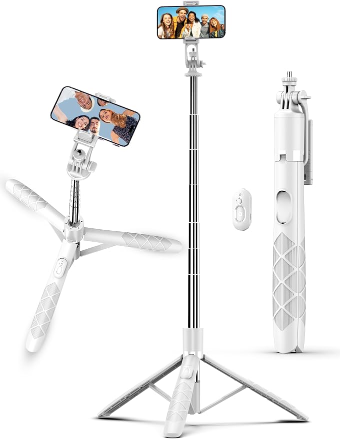 71" Cell Phone Selfie Stick Tripod, Smartphone Tripod Stand by SelfieShow