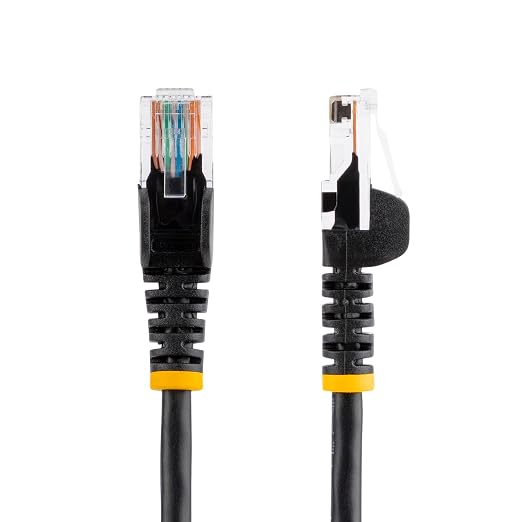 StarTech.com 100ft Black Cat5e Snagless RJ45 UTP Patch Cable - 100 ft Patch - Image 2