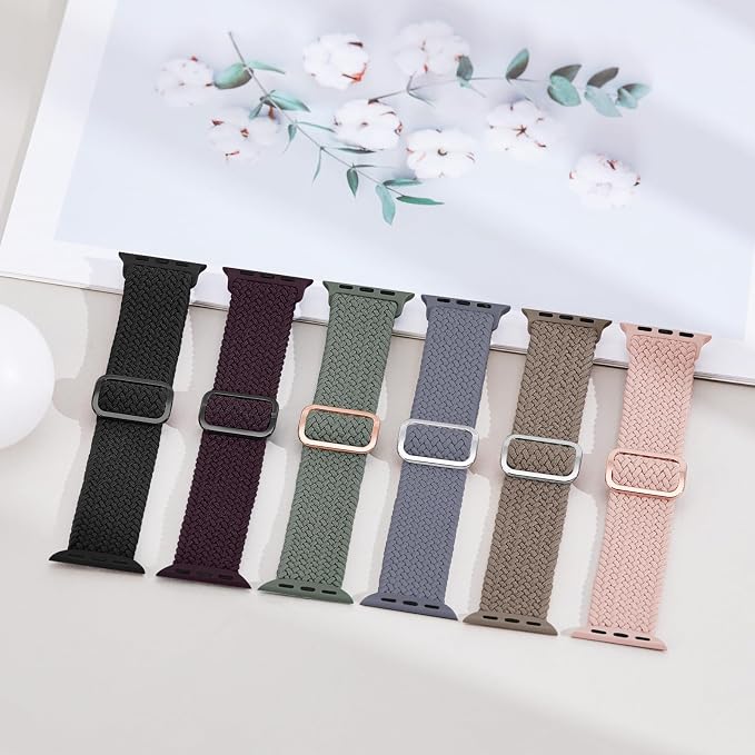 6 Pack Braided Stretchy Bands Compatible - Image 6
