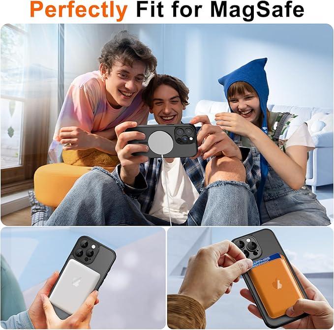 for iPhone 15 Pro Case with Privacy Screen Protector and Camera Protection - Image 4