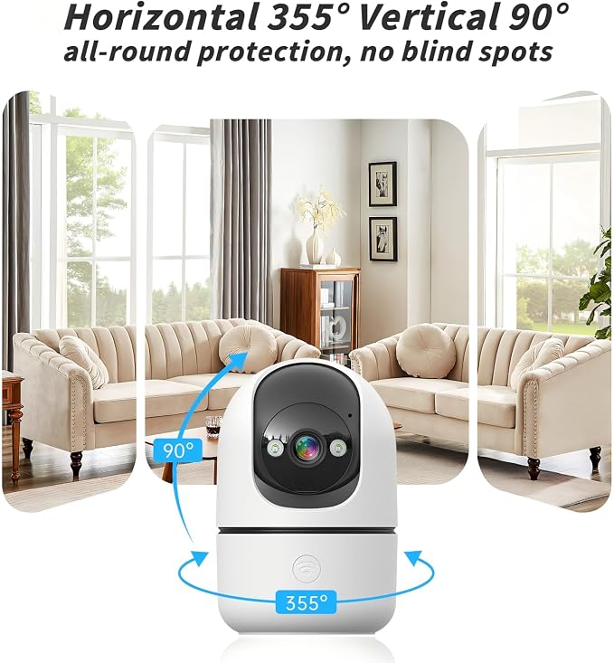 GBIUT Indoor Camera 5G&2.4G WiFi Cameras - Image 3