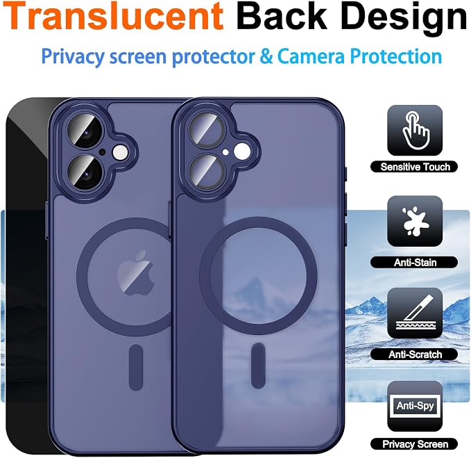 for iPhone 17 Case with Privacy Screen Protector and Camera Protection - Image 2