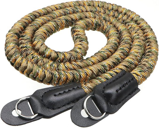 Paracord Camera Strap Long Camera Neck Shoulder Strap by HITHUT
