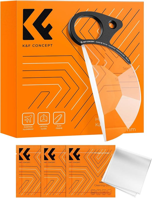 K&F CONCEPT 79mm Handheld Subtle Kaleidoscope Filter, Special Effects Optical by KFCONCEPT