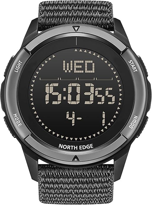 NORTH EDGE ALPS Tactical Outdoor Digital Sports Watch, 50M Waterproof, Calorie by NORTH+EDGE