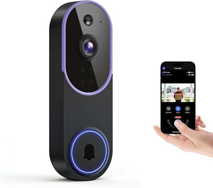 Smart 1080p Video Doorbell Camera by Unknown
