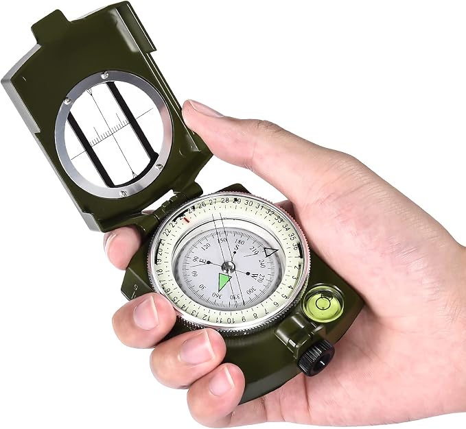 Military Lensatic Sighting Compass Survival - Image 6