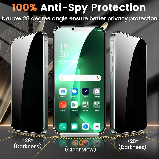 Lesakit 3+3 Pack Privacy Screen Protector - Image 3