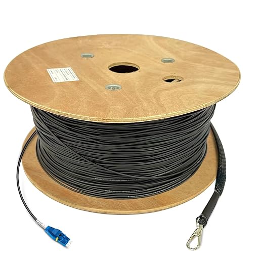 800 Meters Uniboot LC to LC Outdoor Armored Fiber Patch Cable by Bangun
