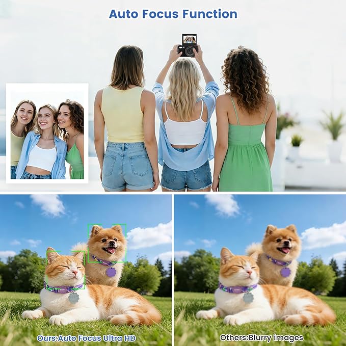 4K Digital Camera for Photography, 64MP HD WiFi Vlogging Camera for YouTube - Image 2