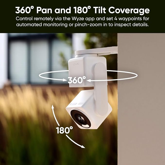 WYZE Cam Pan v4, 4K Smart Security Camera, AI Indoor/Outdoor Cameras - Image 4