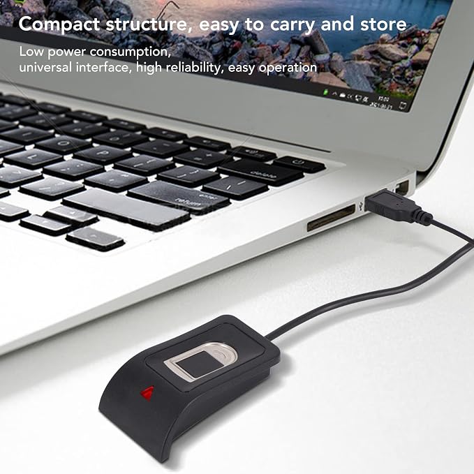 ZJchao USB Fingerprint Reader Scanner, Mini Key Reader and Attendance Machine - Image 3