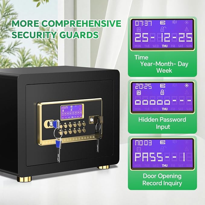 Safe Box with Digital Keypad & Alarm System - Image 2