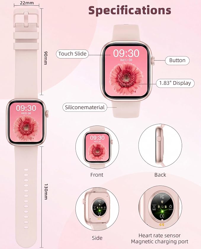 Smart Watch for Women Men, Fitness and Sleep Trackers - Image 9