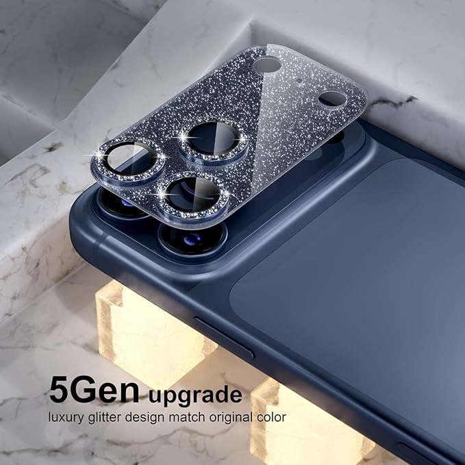 Choiche Compatible for iPhone 17 Pro Camera Lens Protector, Bling Camera Cover - Image 7