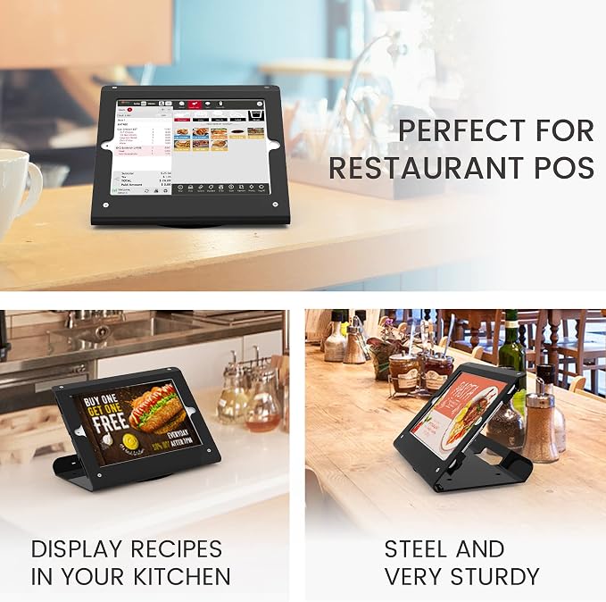 Tablet Kiosk POS Stand Compatible 10.2” iPad 7 8 9 Generation - Image 5