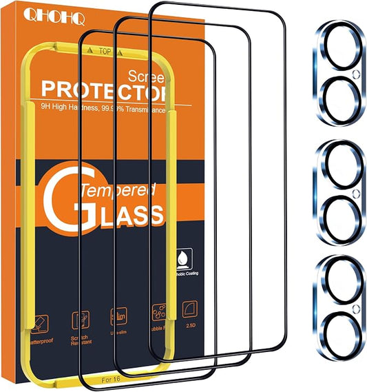 QHOHQ for iPhone 16 Screen Protector by QHOHQ